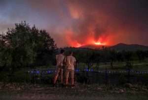 Σύλληψη άνδρα για απόπειρα εμπρησμού σε δασική έκταση στη Εύβοια